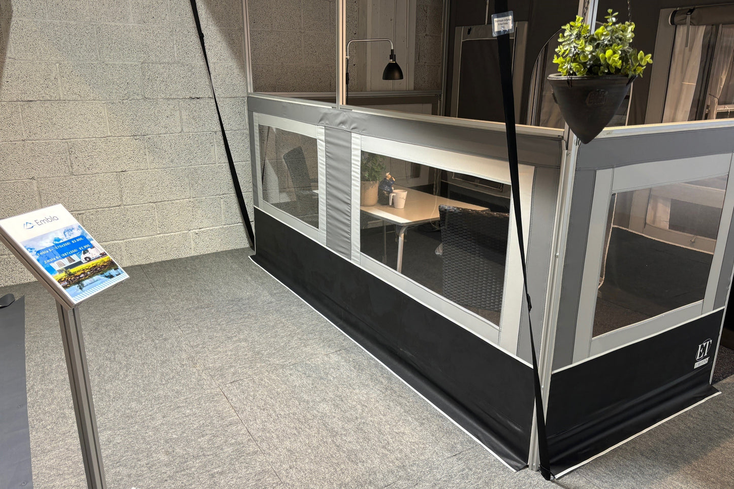 Halve Sidevægger til ekstra tag Ask 7+ 190 x 350