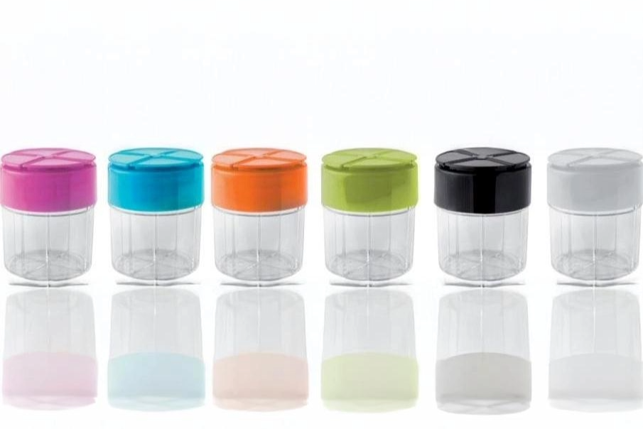 Krydderi boks 1 stk. m/4 kammer