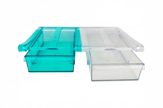 Køleskabshylde 2 stk Blå og Grå GIMEX