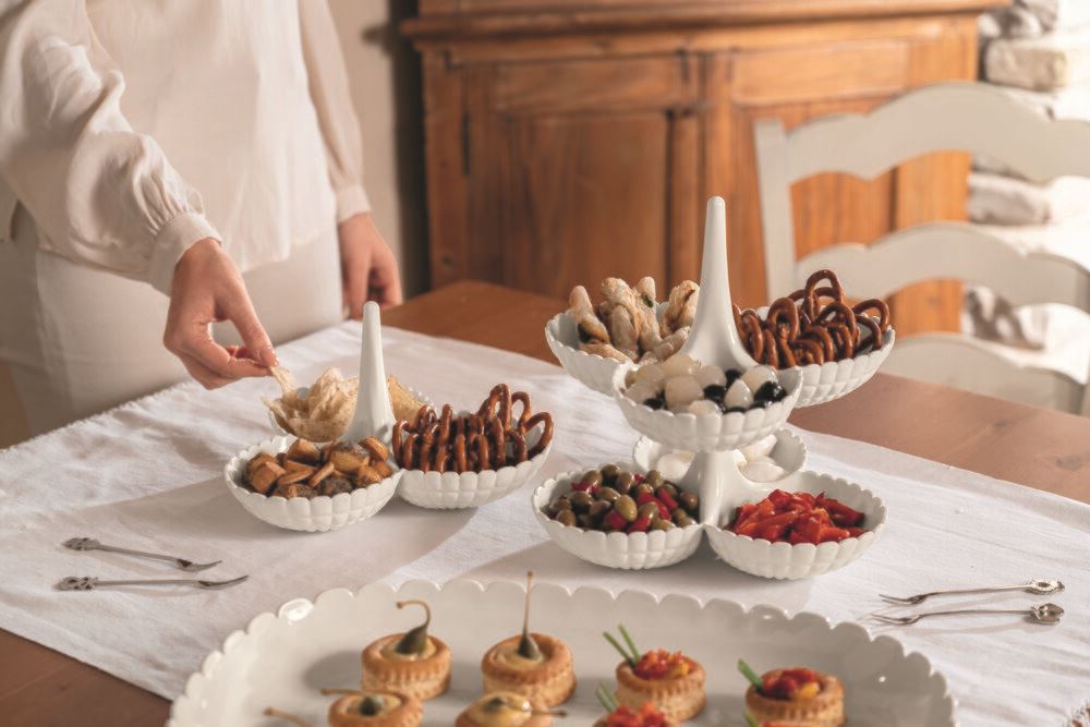 Serveringssæt Tiffany hvid Guzzini (1 stk)