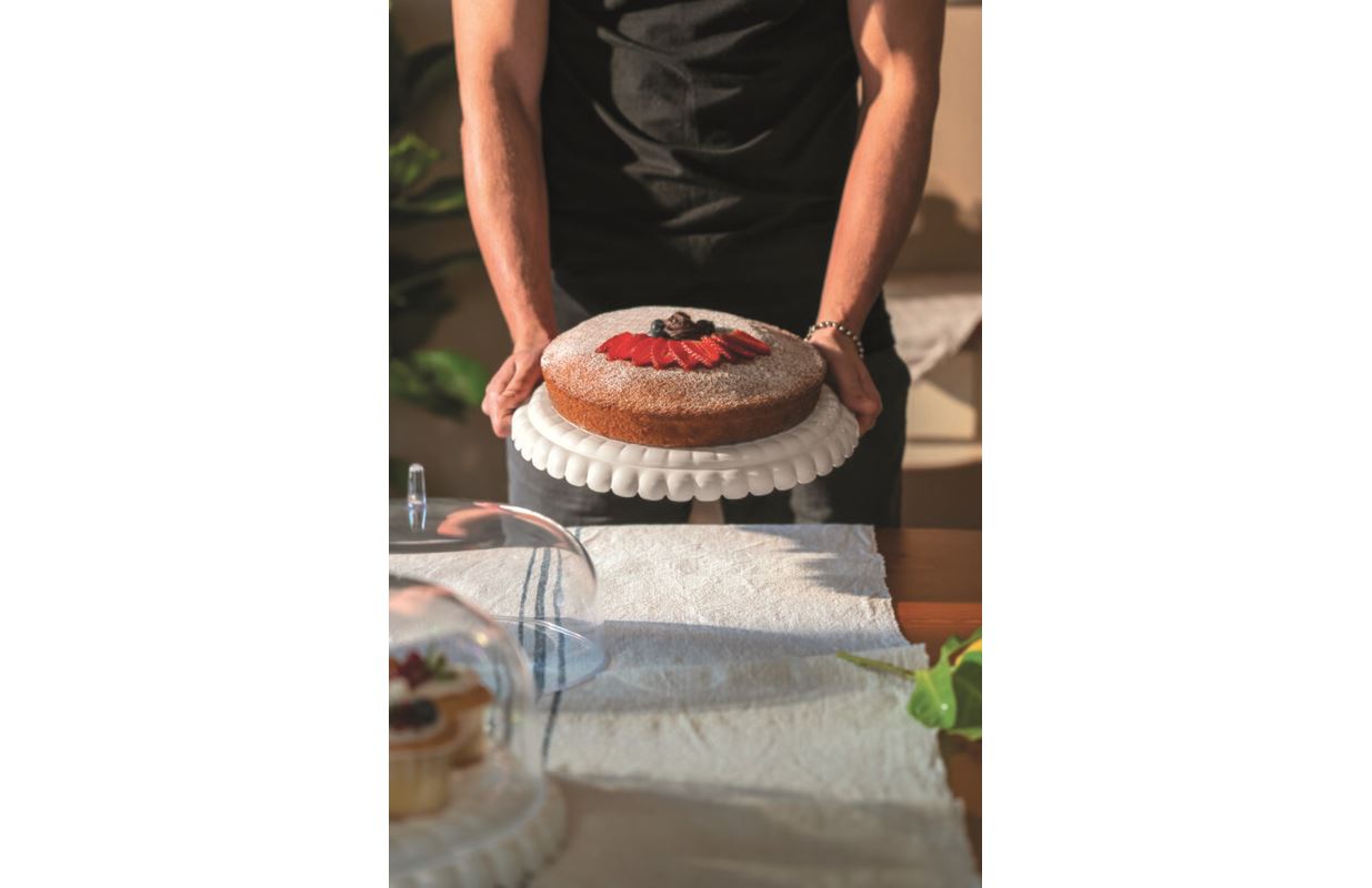 Kagefad Lavt Tiffany Hvid Guzzini (1 stk)