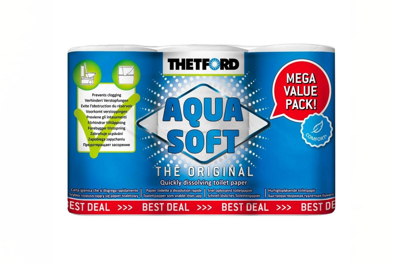 Toiletpapir Aqua Soft 6 pack