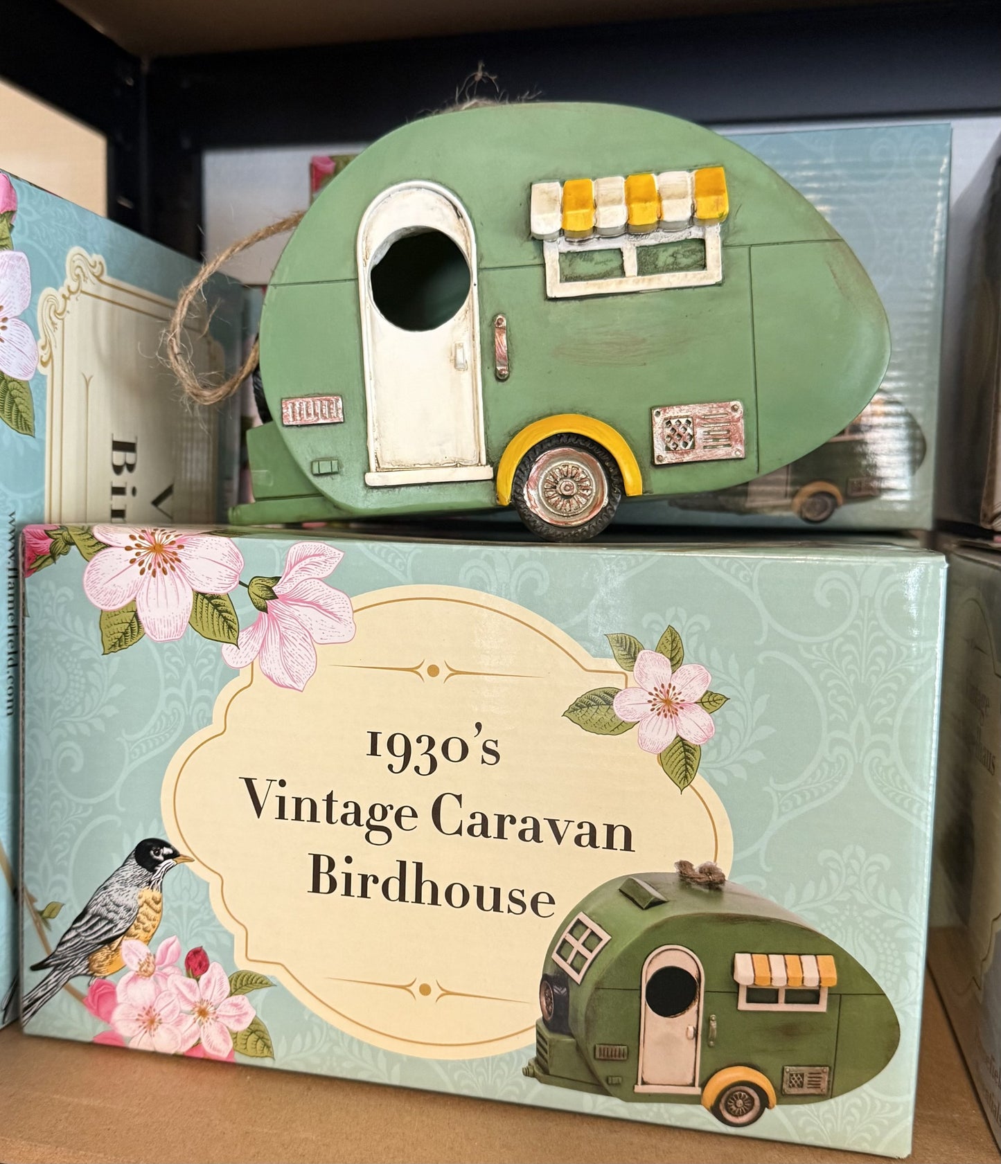 Fuglehus Campingvogn Grøn