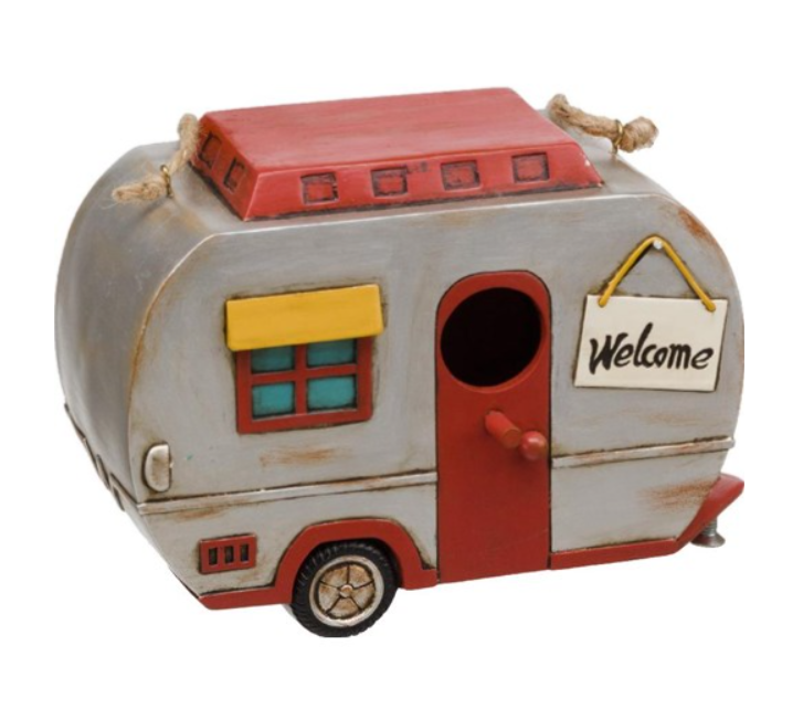 Fuglehus Campingvogn Rød