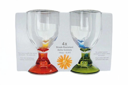 Glas sæt 4 stk. Bella Goblet