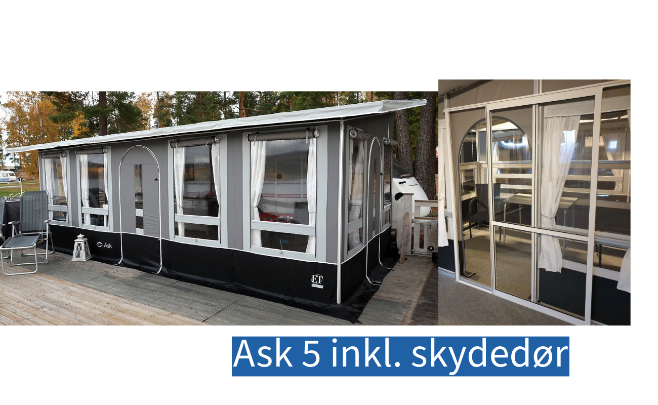 Ask 5 steel grey inkl. skydedør