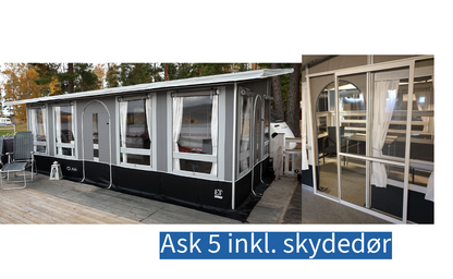 Ask 5 steel grey inkl. skydedør