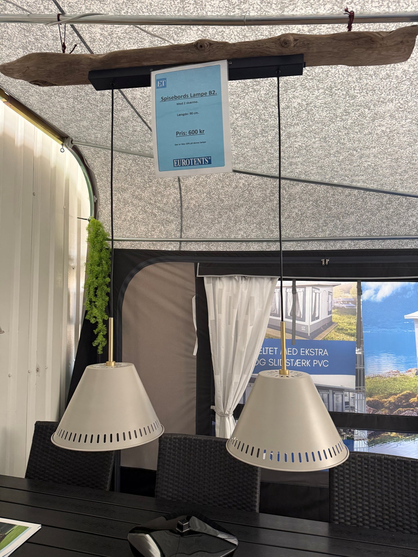 Spisebordslampe B2 - med 2 skærme