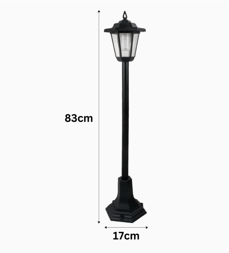 83cm solcellelampe – udendørs havelanterne 1 stk.