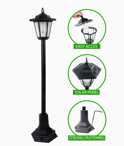 83cm solcellelampe – udendørs havelanterne 1 stk.