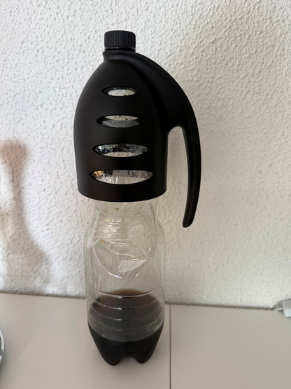 PET-holder, sort. - Holder til flaske