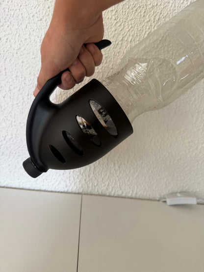 PET-holder, sort. - Holder til flaske