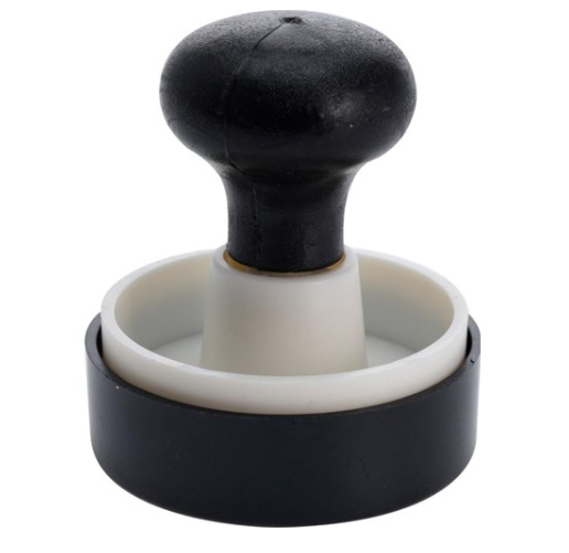 Hamburger presser m. soft grip Ø 6,5cm